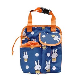 Nicott Miffy x Nicott LIC-MF0006 mf Back Seat Pocket/Miffy Dot Navy