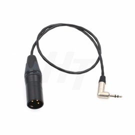 HangTon TimeCode 16" Tentacle Sync to Sony FS7 / Canon C100 Camera 3.5mm to XLR 3 Pin Male Cable