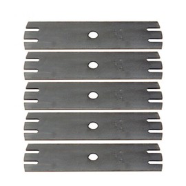 LEFITPA 5 Pack Replacement 781-0080 Edger Blade for MTD 78100800637 981-0080 for Troy-Bilt 24604C 24604S Lawn Mower Models (5/8" Center Hole x 9-1/4" Length x 2-1/2" Width x .095''Thickness)