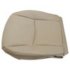 NLQR Front Passenger Side Bottom Seat Cover Tan Replacement Microfiber