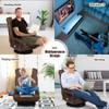 Giantex 360 Degree Swivel Gaming Chair Floor Chair, 6 Positions