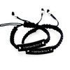 Uloveido God Gave Me You Bracelets Gift for Couples, Black