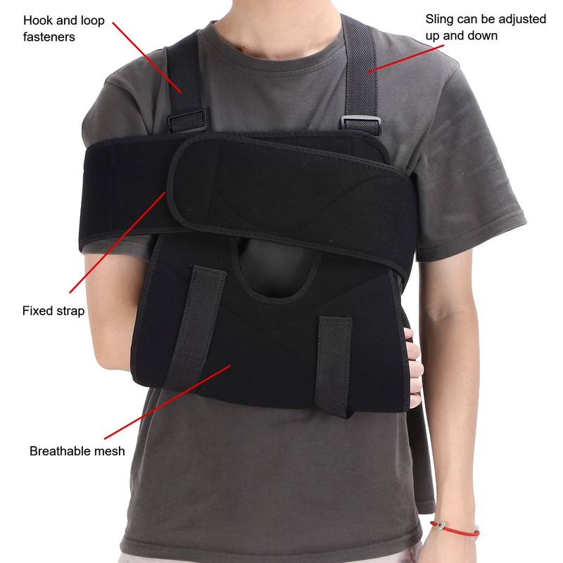 Arm Sling Immobilizer Band Breathable Arm Sling Shoulder Immobilizer Brace