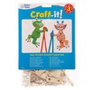 Baker Ross AX174 Alien Wooden Acrobat Kits - Pack of