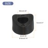 sourcing map 20Pcs Plastic Round Washers, 9mm x 19mm x