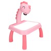Drawing Projector Table Cute Dinosaur Design Bright Colors Detachable Smart