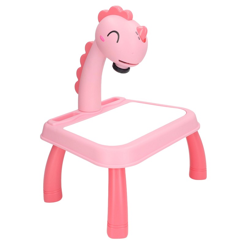 Drawing Projector Table Cute Dinosaur Design Bright Colors Detachable Smart