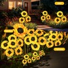 Solar Lights Outdoor Decorative, Upgraded 2 Pack with 6 Solar