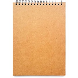 Steno Pads, Note Pads, Pure White Thick Paper, 60 Sheets, 6” x 8”,(1 PACK, Blank Paper)