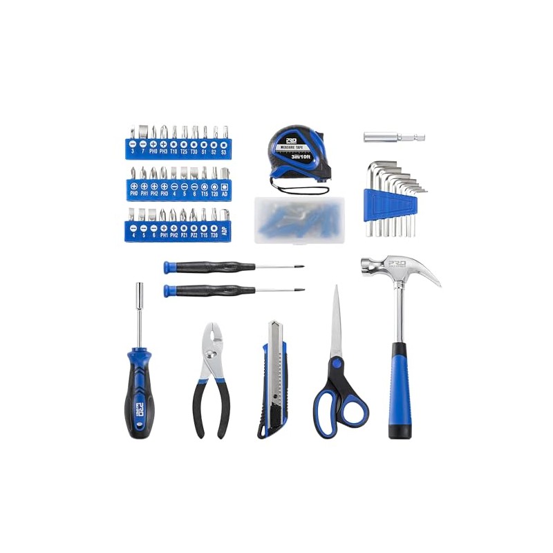 Prostormer 93-Piece Tool Kit, Basic Household Repair Tool Set with