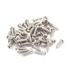 sourcingmap 50 Pcs M2.6x8mm Stainless Steel Phillips Round Head Self