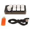 USB Mini 7 Key Keypad with Knob Custom Programming Hot