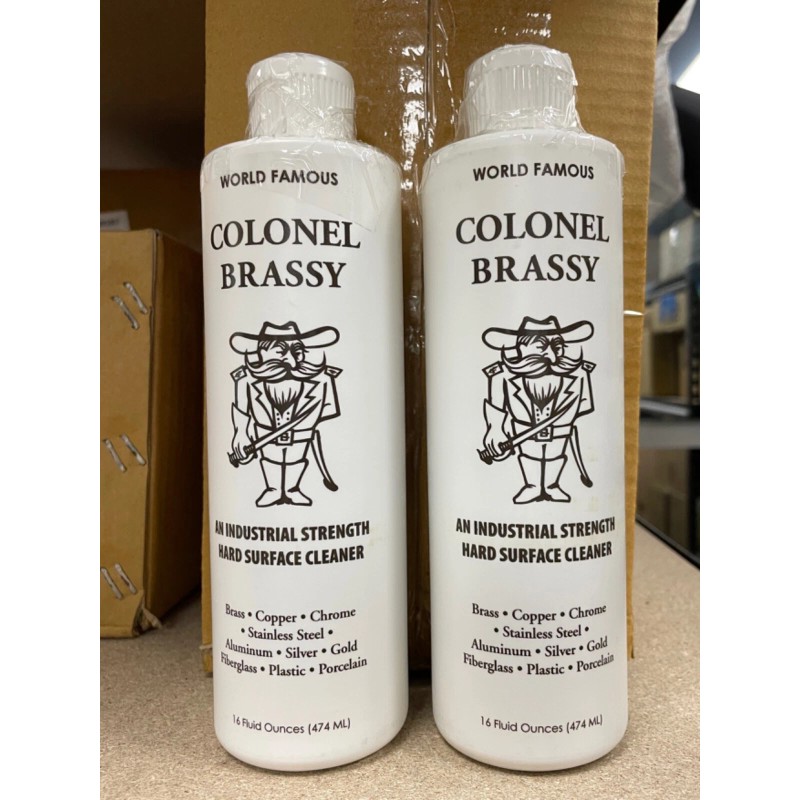 Colonel Brassy - Industrial Hard Surface Cleaner/Polish 2- 16 oz