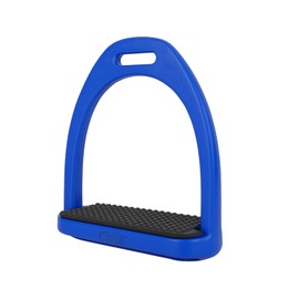 AK Baspro Horse Plastic Stirrup High Strength Durable Quality Plastic Riding Stirrups, Safety Stirrups Equestrian Stirrups Treads with Non-slip Rubber Pad AKRS-6047-02 (Royal Blue, 4.75'')