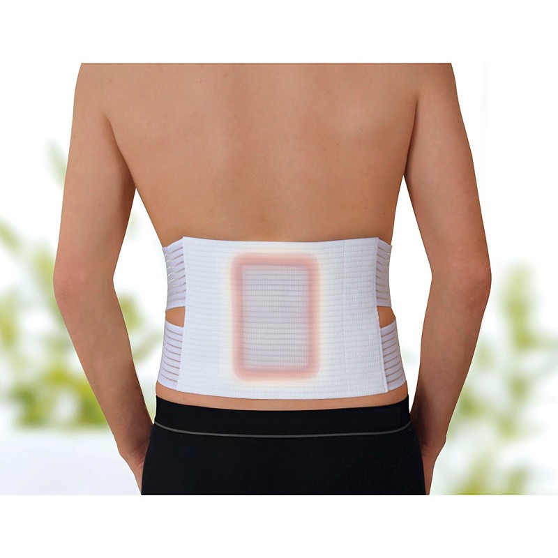 Hydas Back Support Belt with Heat Application Including 2 Heat