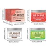 Lip Scrub, 1 Box Exfoliating Lip Scrub Cream, Moisturizing Lip