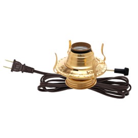 Creative Hobbies Electric Oil Lamp Burner DIY Conversion Kit, Pre-Wired and Ready to Use (#2)