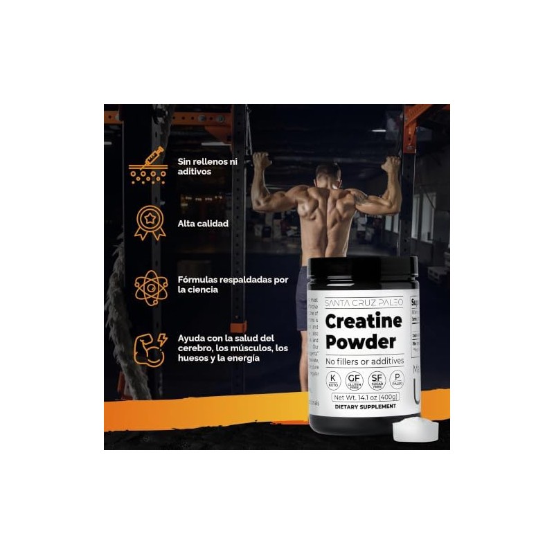 Santa Cruz Paleo - Creatina En Polvo - 400G