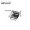 8Pcs Stainless Steel Tile Display Hanger, Heavy Duty Bracket Wall