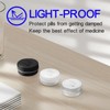 Extra Small Pill Box for Purse (3 Pack), ADHYRO Aluminum
