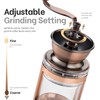 MITBAK Manual Coffee Grinder With Adjustable Settings| Sleek Hand Coffee