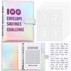Resurhang 100 Envelope Savings Challenge Kit Challenge Binder A5 Money