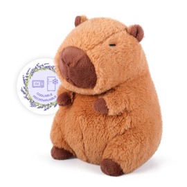 SuzziPals Heatable & Coolable Capybara Plush, Microwavable Stuffed Animal Heating Pad for Soothing & Relaxation, Lavender Scent Plush Toys for Stress Relief, Capybara Plushies Gift for Kids & Adults