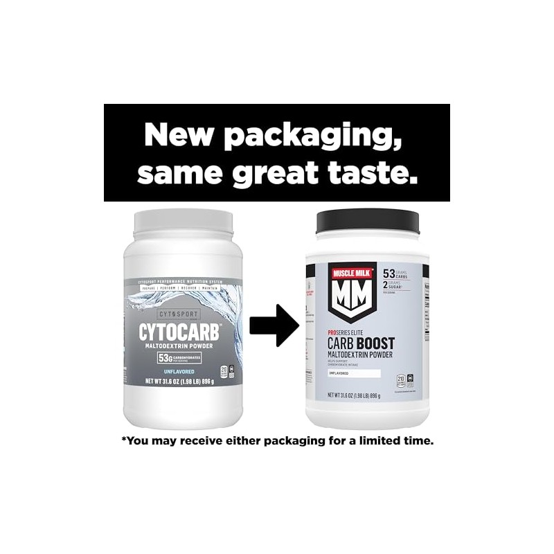 Muscle Milk Carb Boost, Maltodextrin Powder, Complex Carbohydrates, NSF Certified