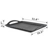 MDLUU Non-Slip Serving Tray with Handles, Food Serving Platter, Set
