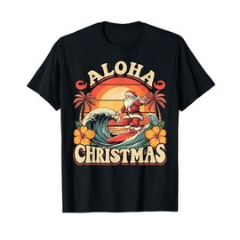 Aloha Christmas T-Shirt, black