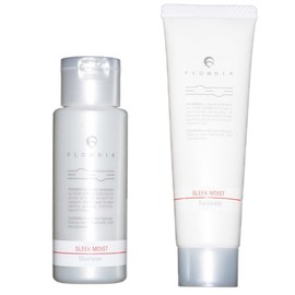 Flowdia Shampoo & Treatment Set Sleek Moist 1.7 fl oz (50 ml/50 g)