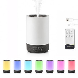 Difusor de Aceites Esenciales 150ML con Luz LED y 2 Modos | 150ML, Luz Cálida y Multicolor, Temporizador, Ultrasilencioso y Apagado Automático
