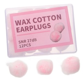 NOLITOY 12pcs Wax Noise Cancelling for Sleeping Swimming and Focus Cordless Soft and Lightweight Sound Blocking for Quiet Environments