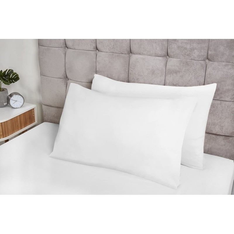 Extra Large White Pillowcase Pair 22" x 31" / Extra