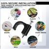 Leriton 100 Pcs Drip Irrigation 1/4" and 3/8" Tubing Mounting
