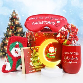 CEHYAEL Christmas 2024 Gifts Box for Women, Unique Holiday Gift for Women, Xmas Gift Boxes & Merry Christmas Tumbler, Funny Christmas Gifts for Her, Mom, Wife, Girlfriend, Sister, Coworkers, Teacher