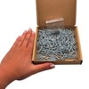 SKIR'CO (300 Pieces) Galvanised Steel Wood Screws 3.0 x 25mm