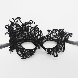 TFTSR Masquerade Masks for Women Couples,Men Mardi Gras Masks,Girls Black Gold Lace Masks,Adults Party Costume Venetian Dress
