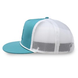Red Dirt Hat Company The Brand Adjustable Snapback Hat (US, Alpha, One Size, Teal/White)