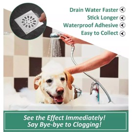 TIKA 25 Pcs Disposable Drain Hair Catcher Set - Shower Sink Strainer & Stopper Filter