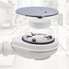 Hair Strainer + Immersion Pipe for Shower Drain Fitting Set,
