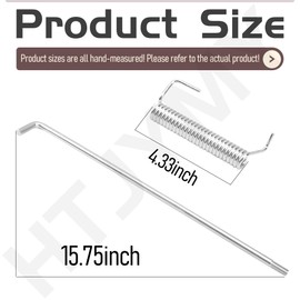 HTJYMY 602432 & 602435 Mower Deck Discharge Chute Spring and Pin Kit for 605469 Discharge Chute Mower