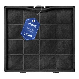 VIOKS Carbon Filter Replacement for Hotpoint 484000008779 CHF 007 Type241 CHF007/1 for Küppersbusch AEG Bauknecht Cooker Hood