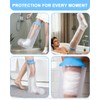 1 Pack Waterproof Lower Leg Cast Cover for Shower and