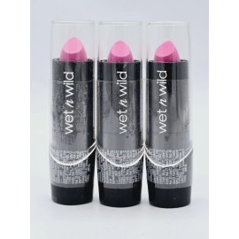 Wet n Wild  Silk Finish Lipstick #518D Nouveau Pink RARE. QTY:3