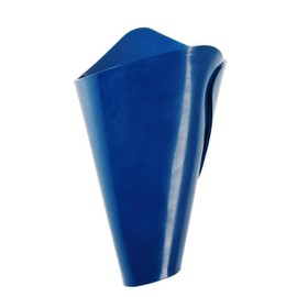 BaiyoouAuto Reusable Flexible Oil Funnel for Automotive, Motorcycle, Truck - High-Temp Resistant Rubber Draining Tool (Blue)