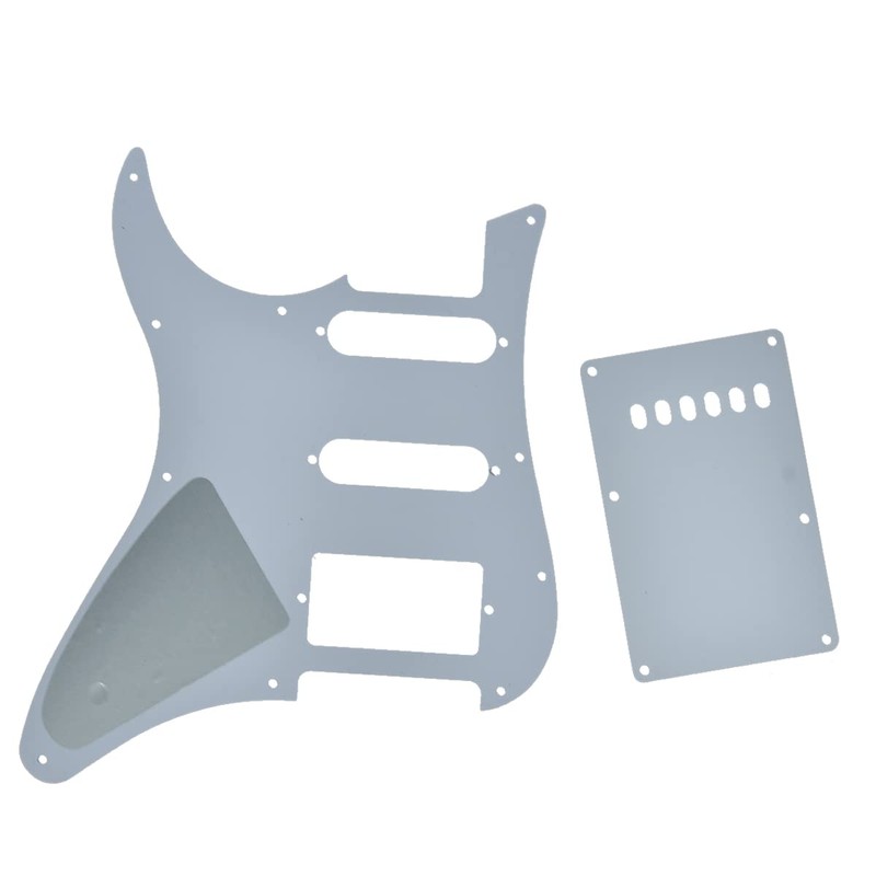 Dopro White HSS Pickguard and Tremolo Tremolo Cover for Yamaha