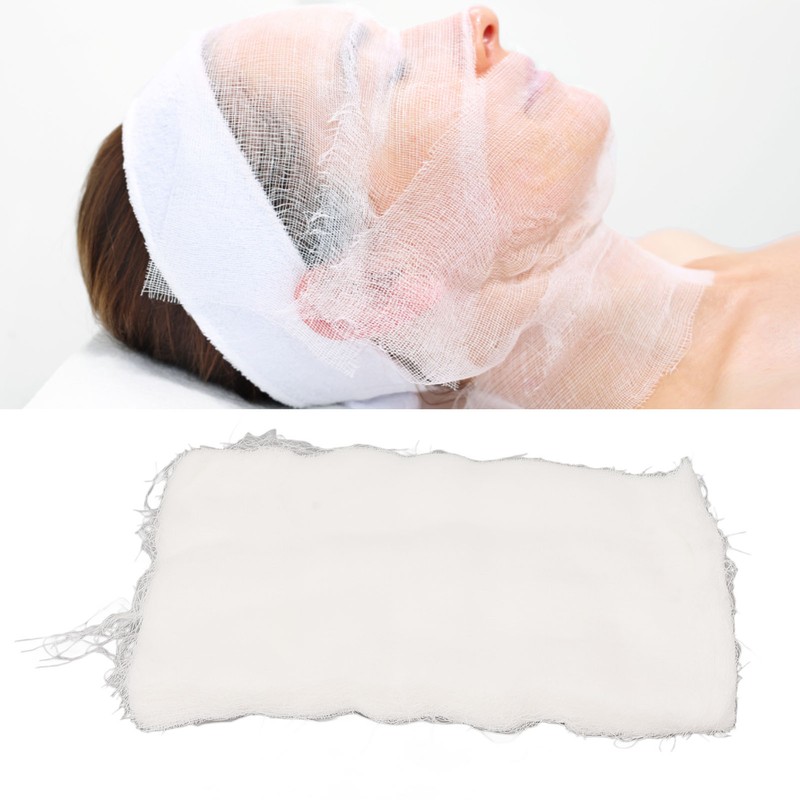 200 Sheets Facial Mask Gauze Breathable Strong Absorption Disposable Thin