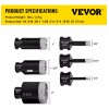 Vevor Kit De Sierra Perforadora Para Baldosas Broca De Diamante