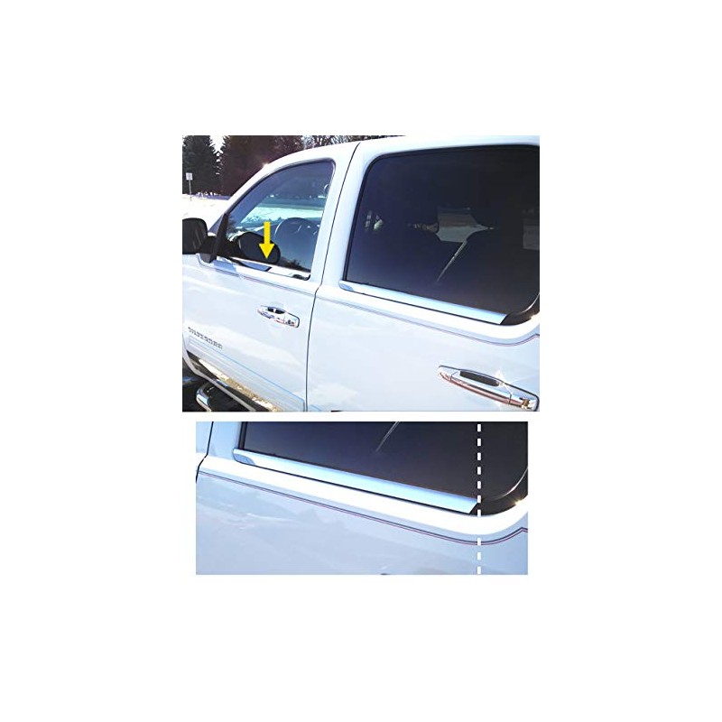 Made in USA! Compatible with 2007-2013 Chevy Silverado/Sierra Crew Cab